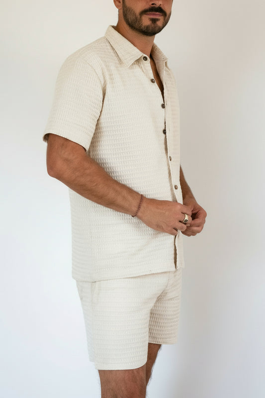 CHEMISE GAUFRÉE