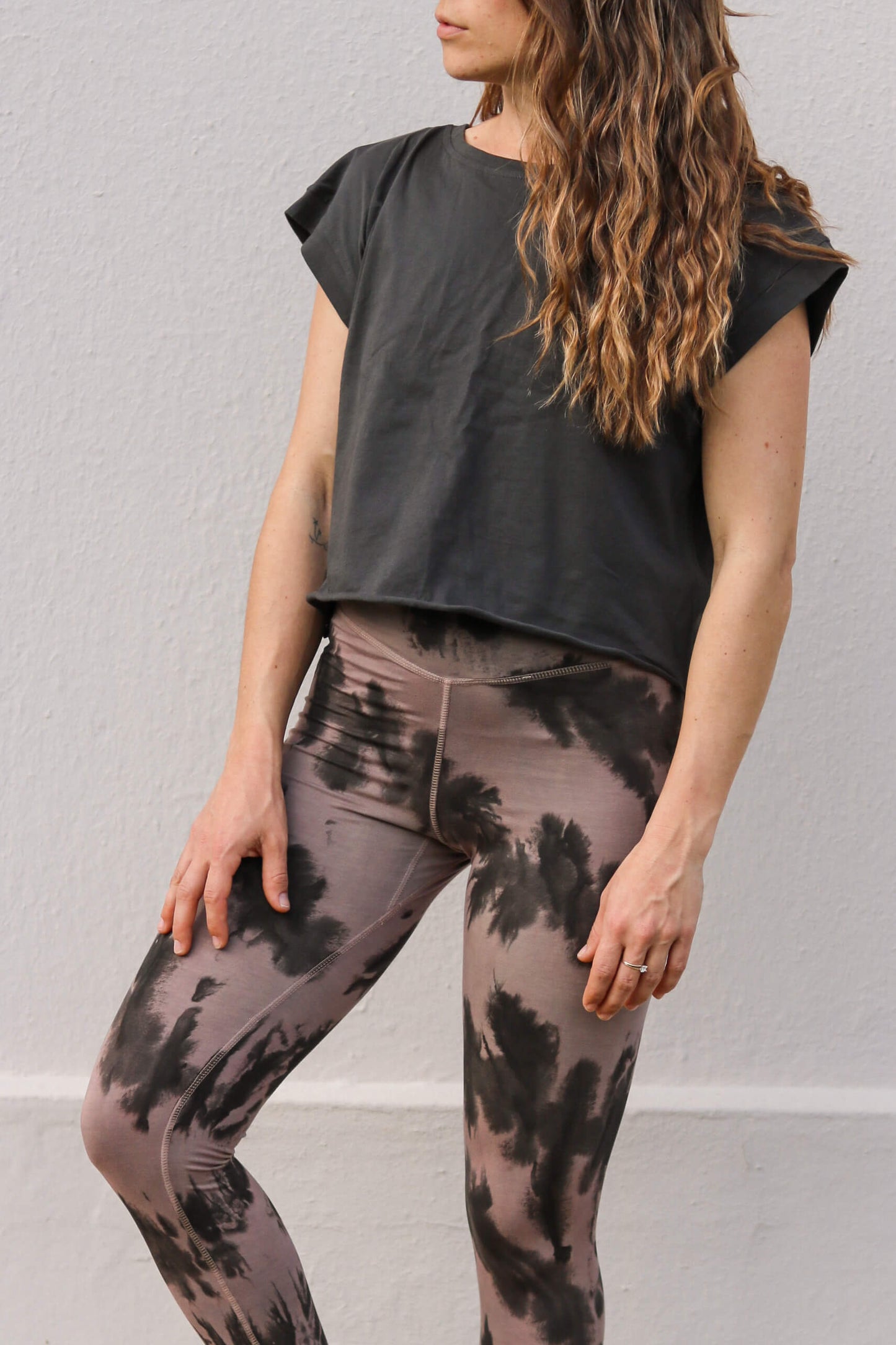 t-shirt de yoga confortable en coton bio