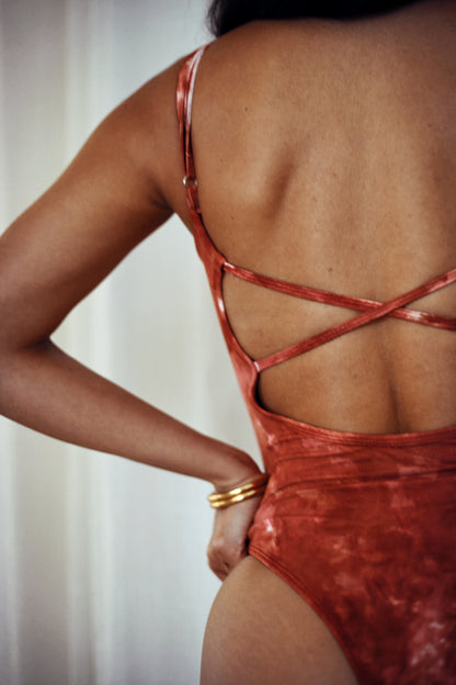 Body en bambou Terracotta | Douceur et élégance
