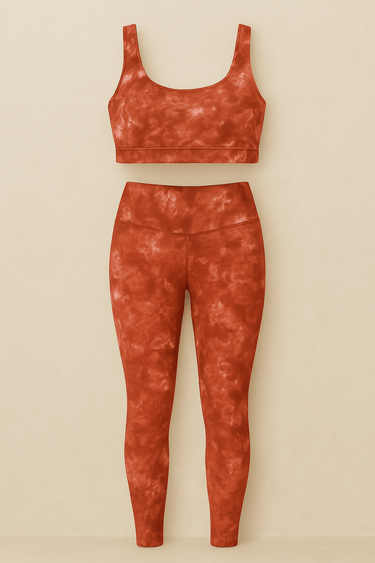 ENSEMBLE DE YOGA TERRACOTTA SEREN