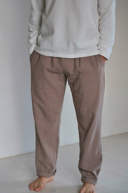 PANTALON AWAN - Latte
