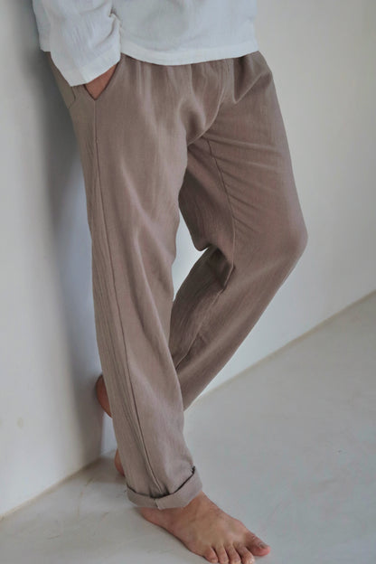 PANTALON AWAN - Latte
