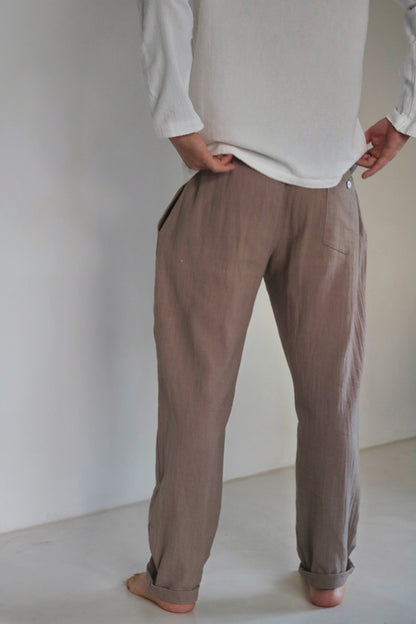 PANTALON AWAN - Latte