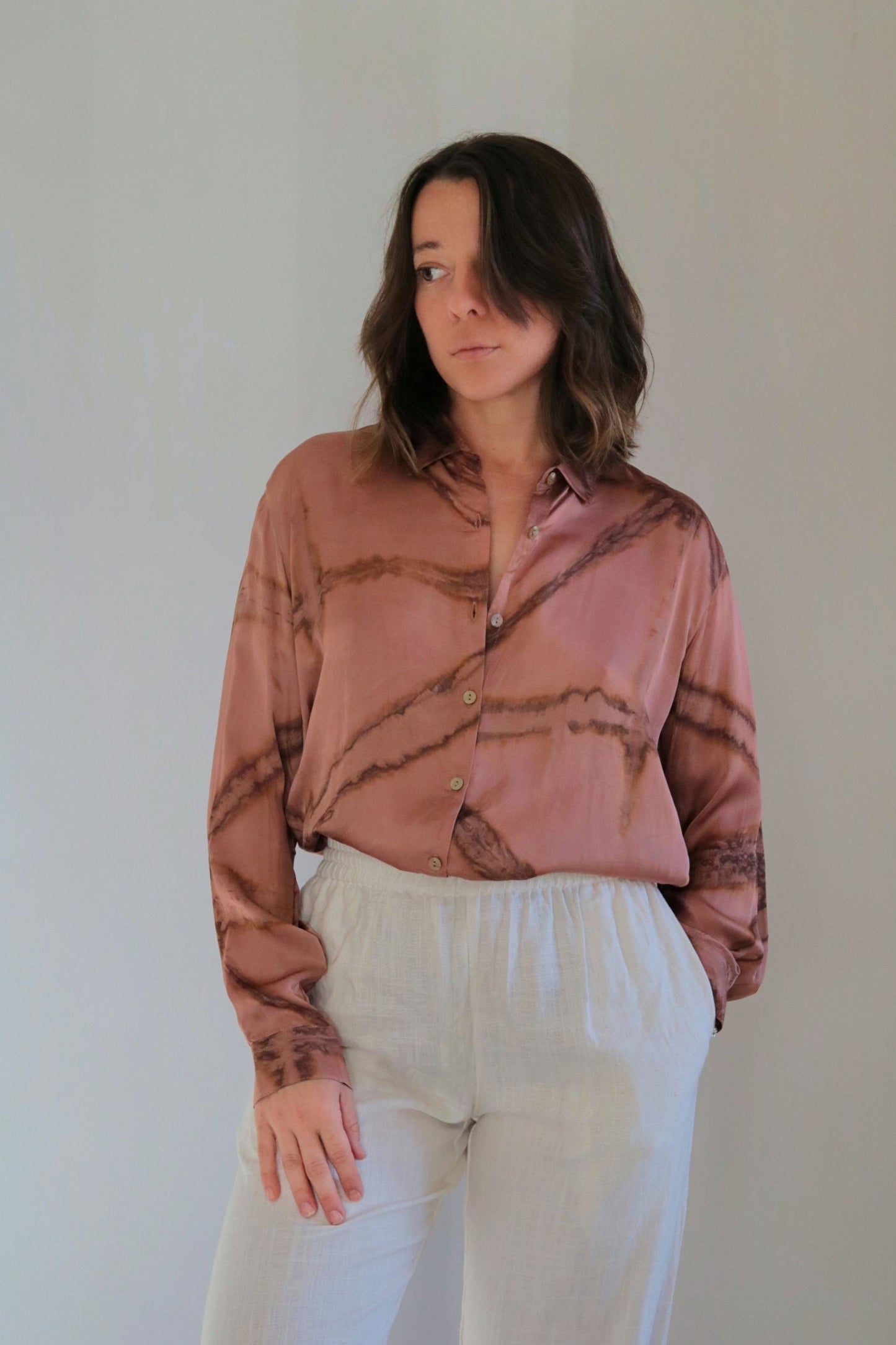 CHEMISE SILKY - Blush pink