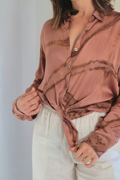 CHEMISE SILKY - Blush pink