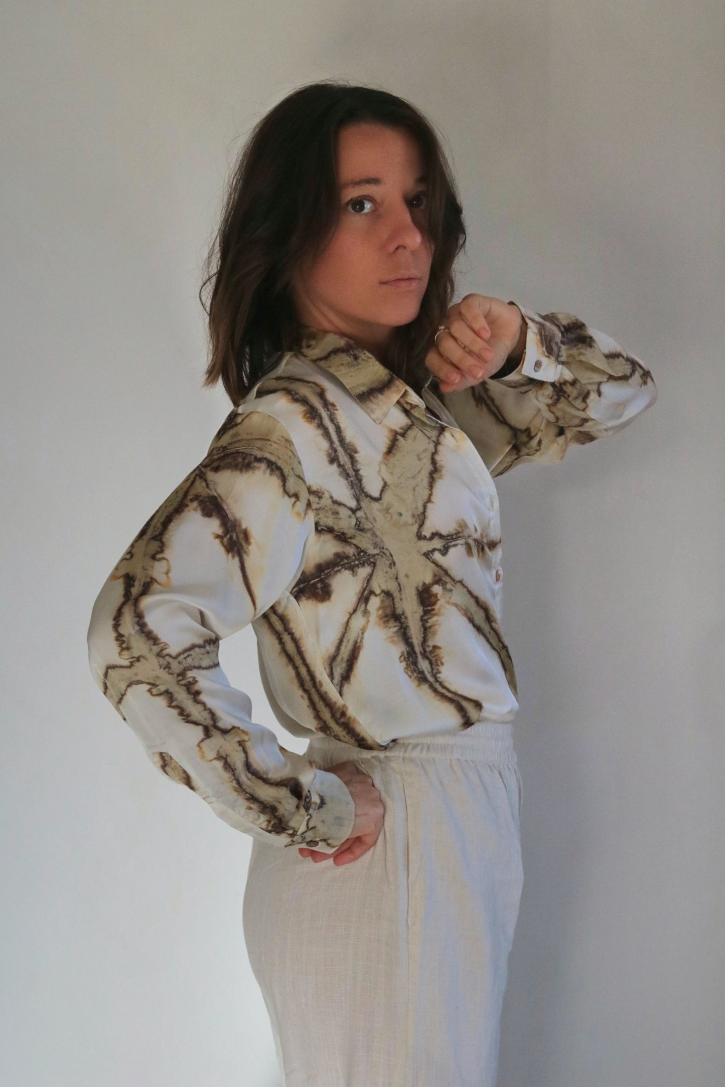 CHEMISE SILKY - Blanc