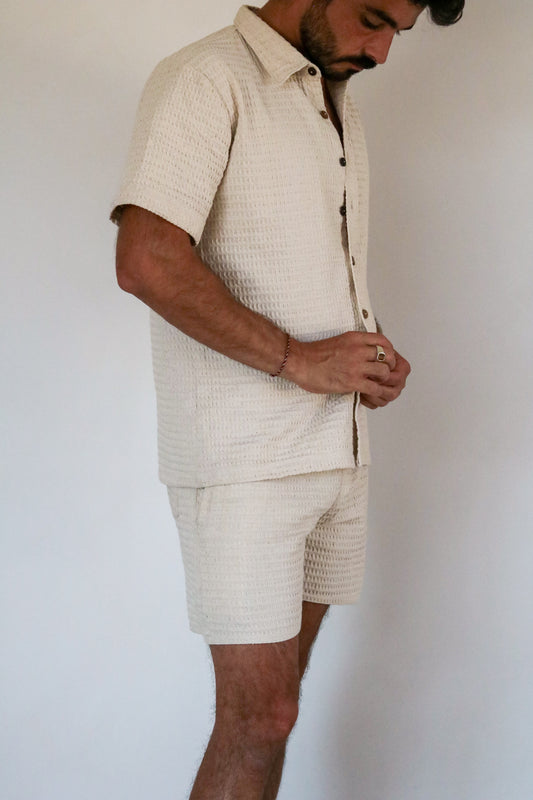 CHEMISE GAUFRÉE