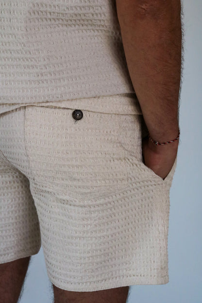 SHORT GAUFRÉ