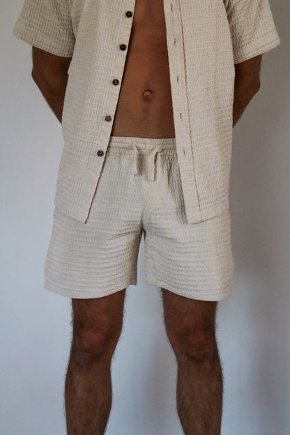 SHORT GAUFRÉ