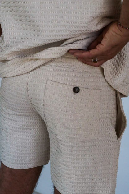 SHORT GAUFRÉ