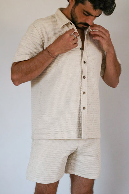 CHEMISE GAUFRÉE