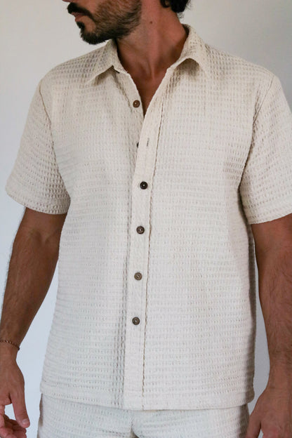 CHEMISE GAUFRÉE
